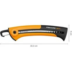 Fiskars Scie à élaguer Pour Bois Vert, Lame Rétractable, Grandes Dents, Coupe Tirante, Longueur De Lame: 16 Cm, Lame En Acier Inoxydable, Noir/Orange, Xtract, SW73, 1000613 -Outlet Scie à main et lames de scie Store 10641596 4