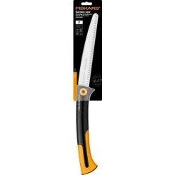 Fiskars Grande Scie à élaguer Rétractable, Pour Bois Vert, Lame Rétractable, Grandes Dents, Coupe Tirante, Longueur De Lame: 25,5 Cm, Acier Inoxydable, Noir/Orange, Xtract, SW75, 1000614 -Outlet Scie à main et lames de scie Store 10641597 3