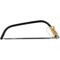 Fiskars Scie à Bûches Pour Bois Vert, Lame Fixe, Longueur: 70 Cm (24"), Protège-lame En Plastique Inclus, Acier Haute Qualité, Noir/Orange, SW31, 1000615