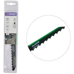 Lame De Scie Sabre HCS Elagage TIVOLY HSS L150mm Coupe Branches Jusqu'à 10cm épaisseur - Haute Qualité