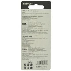 Lames De Scie Sauteuse X2 TIVOLY Coupe Rapide Des Bois Durs -Evacuation Chaleur Maximale - Attache Standard Type T -Outlet Scie à main et lames de scie Store 11953661 3