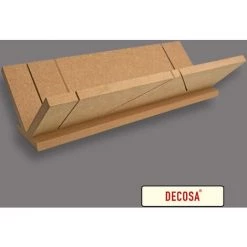 DECOSA Boîte à Coupe MDF, Pour Moulures Polystyrène, 51 Cm, 1 Pièce