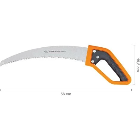 FISKARS® Fiskars Scie Fiskars Poignée D SW37 (lame 37cm), Lame De Précision, Durable En Acier Entièrement Trempée Et Affûtée Pour Utilisation Intensive, Revêtement SoftGripTM Solid, 1028374 2 FISKARS® Fiskars Scie Fiskars Poignée D SW37 (lame 37cm), Lame De Précision, Durable En Acier Entièrement Trempée Et Affûtée Pour Utilisation Intensive, Revêtement SoftGripTM Solid, 1028374 – Image 2