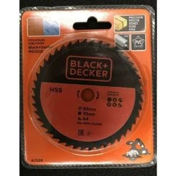 BLACK & DECKER Lame Hss 85mm Trou 10mm 44 Dents A7526-xj