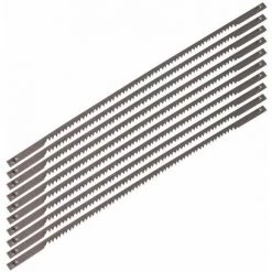 FERM SSA1001 Lame De Scie 15TPI (5 Pcs) - Pour Bois - Pour Scie à Chantourner