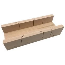 PRESTAMAT Boîte De Coupe à Onglet 45 Et 90° De L. 250 X L. 100 X Ht. 55 Mm En Bois D'hêtre - Diamwood Platinum