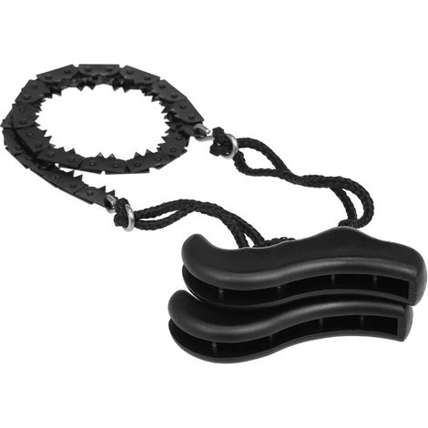 ASUPERMALL Pliage Scie A Chaine Jagged Tronconneuse Manuelle Scie Fil D'Acier Main Camping Randonnee Chasse Outil De Survie D'Urgence 3 ASUPERMALL Pliage Scie A Chaine Jagged Tronconneuse Manuelle Scie Fil D'Acier Main Camping Randonnee Chasse Outil De Survie D'Urgence – Image 3