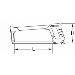 KSTOOLS Monture De Scie Bi-matière 2 Positions De Lame 45° Et 90° -Outlet Scie à main et lames de scie Store 24052309 2