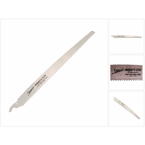 Shogun Lame De Scie à Bois à Coupe Rapide Trempée Par Impulsion (PIS / OK-30) De Lame 270 Mm - Fabriquée Au Japon 1 Shogun Lame De Scie à Bois à Coupe Rapide Trempée Par Impulsion (PIS / OK-30) De Lame 270 Mm - Fabriquée Au Japon