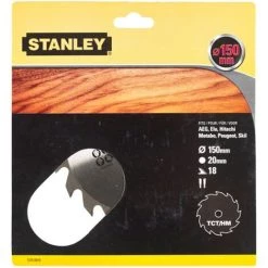 Lame De Scie Circulaire Stanley 'TCT' 150 Mm -Outlet Scie à main et lames de scie Store 26847509 2