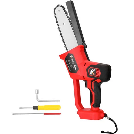 HAPPYSHOPPING Mini Scie A Chaine Electrique Rechargeable, Petite Exploitation Forestiere Portative A Usage Domestique, Metal Nu - Metal Nu 3 HAPPYSHOPPING Mini Scie A Chaine Electrique Rechargeable, Petite Exploitation Forestiere Portative A Usage Domestique, Metal Nu - Metal Nu – Image 3