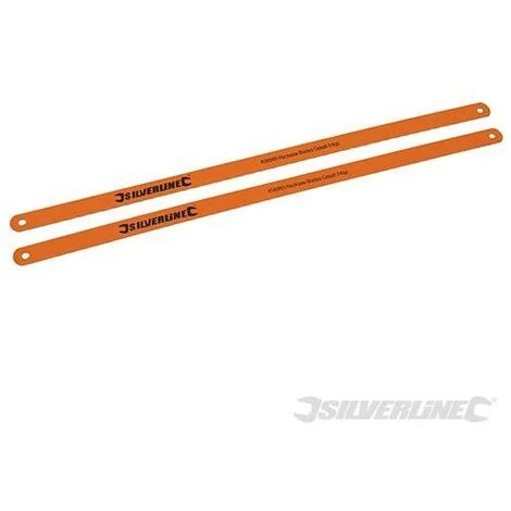 SILVERLINE Lames Au Cobalt Pour Scie à Métaux, 2 Pcs, 24 Dents Par Pouce, 24 Dents Par Pouce 1 SILVERLINE Lames Au Cobalt Pour Scie à Métaux, 2 Pcs, 24 Dents Par Pouce, 24 Dents Par Pouce