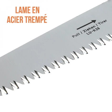 LEYAT Scie à Main Multi Usage à Coupe Tirante - Lame 28 Cm - Jaune Et Noire - Linxor - Noir 4 LEYAT Scie à Main Multi Usage à Coupe Tirante - Lame 28 Cm - Jaune Et Noire - Linxor - Noir – Image 4