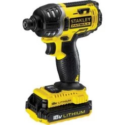 Stanley FMC645D2 Visseuse à Impacts 1/4" 18V 2Ah 180Nm 2x Batteries Coffret -Outlet Scie à main et lames de scie Store 28826633 2