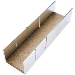 BGS TECHNIC BOÎTE À ONGLET EN ALUMINIUM - 245 X 65 X 55 MM