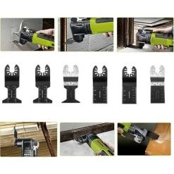 AIDUCHO Lot De 20 Bois/bimétal Universel Multi Outil Oscillant Quick Release Lames De Scie Outil Oscillant -Outlet Scie à main et lames de scie Store 32753472 4