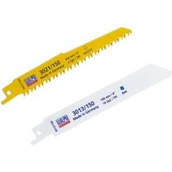 Jeu De Lames De Scie Alternative "Basic" Pour Bois Et Métal, 2 Pièces Wilpu