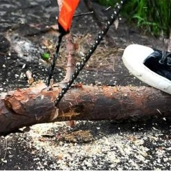 LITZEE Scie à Chaîne De Survie Portable, Tronçonneuse De Poche Pliable, Coupe-Fil D'urgence Pour La Randonnée, La Randonnée, Le Camping, La Chasse Et La Survie En Plein Air Noir 9 LITZEE Scie à Chaîne De Survie Portable, Tronçonneuse De Poche Pliable, Coupe-Fil D'urgence Pour La Randonnée, La Randonnée, Le Camping, La Chasse Et La Survie En Plein Air Noir -Outlet Scie à main et lames de scie Store 35463082 5