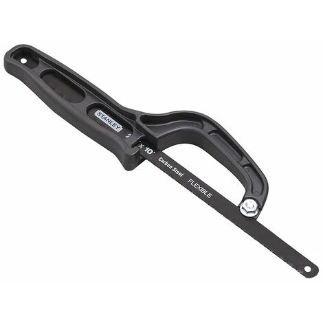 STANLEY - Mini-Scie à Métaux 250mm - 0-20-807 - Capacité De Coupe 35mm - Long. Lame 254mm - Long. Totale 300mm 2 STANLEY - Mini-Scie à Métaux 250mm - 0-20-807 - Capacité De Coupe 35mm - Long. Lame 254mm - Long. Totale 300mm – Image 2