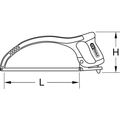 KSTOOLS® KS TOOLS Monture De Scie Métallique Ronde, 300 Mm 2 KSTOOLS® KS TOOLS Monture De Scie Métallique Ronde, 300 Mm – Image 2