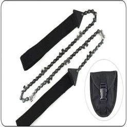 BETTERLIFE Scie à Chaîne Portative De Poche 3/8 Scie à Fermeture à Glissière Manuelle De 24 Pouces, Scie à élagage D'arbre Extérieure, Avec Sac De Rangement(Size:64CM,Color:Manche En Tissu Noir) -Outlet Scie à main et lames de scie Store 42049815 4