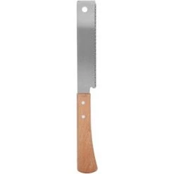 BRIDAY Scie à Bois Japonaise à Coupe Affleurante,Outil De Garniture De Coupe à Poignée En Bois Pour Jardin