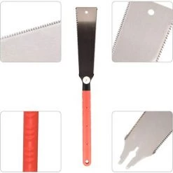 GUAZHUNIFR Scie à Main Scie à Denture Double Face Guazhui Orange （250mm） -Outlet Scie à main et lames de scie Store 43901010 5