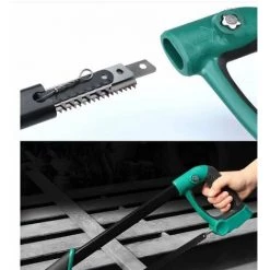 GUAZHUNIFR Scies à Métaux , Ensemble De Scies à Métaux Multifonctionnelles，scie à Métaux Avec 1 Lames Tranchantes , Guazhuni （Vert）520MM -Outlet Scie à main et lames de scie Store 43901161 4