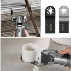FEMOR 23 Pcs Outil Multifonction Saw Blades Accessoires Kit, Coffret Des Accessoires D'Outil Multifonction Oscillant Universelle Pour Multimaster, Milwaukee, Einhell -Outlet Scie à main et lames de scie Store 44908879 4