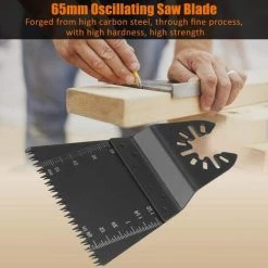 Betterlife Lot De 5 Lames De Scie Oscillantes à Dégagement Rapide Pour Métal, Bois, Plastique -Outlet Scie à main et lames de scie Store 45490709 3