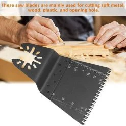 Betterlife Lot De 5 Lames De Scie Oscillantes à Dégagement Rapide Pour Métal, Bois, Plastique -Outlet Scie à main et lames de scie Store 45490709 4