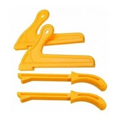 BRIDAY Ensemble De Baton De Poussoirs Pour Scie à Bois Sciure De Protection Des Mains 4 Pièces