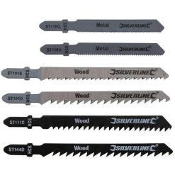 SILVERLINE Ensemble 30 Lames De Scie Sauteuse - 30 Pcs