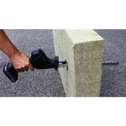 QEM ISO CUT Scie à Isolant électrique Sans Fil 18V, Decoupe Isolant Electrique Pour Couper Panneaux Et Rouleaux Laine De Roche, Laine De Bois... -Outlet Scie à main et lames de scie Store 49194239 5