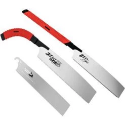 FAMEX 5550 Set De Scie Japonaise - Kataba - Longeur De Lame 225 / 265 / 300 Mm - Poignée De Haute Qualité