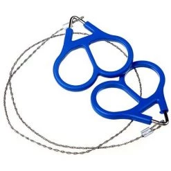 Scie À Fil En Acier Inoxydable Mini Scie À Fil D'urgence Chainsaw Trousse De Survie Pour La Randonnée Camping Urgence De Survie Bleu，Fontainebleau