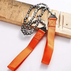 Pocket Saw Scie à Main, Tronçonneuse Manuelle Portable, Pocket Chainsaw Kit Survie Pour Camping, Randonnée, Survie Gear，Fontainebleau -Outlet Scie à main et lames de scie Store 52055616 3