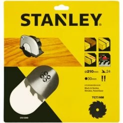 Lame De Scie Circulaire Stanley 'TCT/HM' 210 Mm
