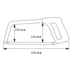 SAM OUTILLAGE - Scie A Metaux Poignee Confort -Outlet Scie à main et lames de scie Store 52537763 2