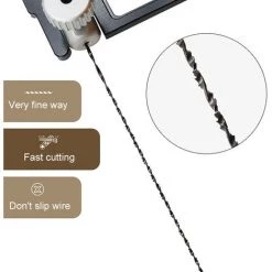SUPERSELLER Scie à Bois Kit De Cadre De Scies De Bijoutier En Alliage D'aluminium Mini Ménage Scies à Bois Bijoux Précisions Anneaux De Cire Coupe Scies à Métaux Outil De Fabrication De Bijoux Avec Manche En Bois Antidérapant, 122, 5 mm Et Orange - 122,5 mm Et Orange -Outlet Scie à main et lames de scie Store 53289848 4