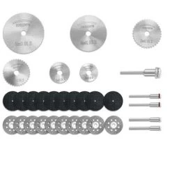 SUPERSELLER 31 Pièces Lames De Scie Roues De Coupe En Résine Ensemble De Disques De Coupe Diamant Accessoires De Meuleuse électrique Outil Rotatif - 31 Pièces