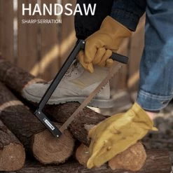 SHINETRIP Scie Pliante Exterieure, Scie Multifonctionnelle De Camping En Alliage D'Aluminium (Avec Sac De Rangement) Noir -Outlet Scie à main et lames de scie Store 53985278 2