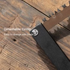 SHINETRIP Scie Pliante Exterieure, Scie Multifonctionnelle De Camping En Alliage D'Aluminium (Avec Sac De Rangement) Noir -Outlet Scie à main et lames de scie Store 53985278 5