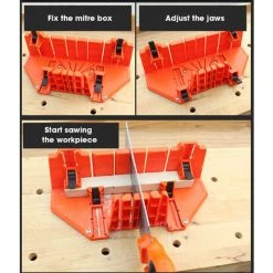 SUPERSELLER Boîte à Onglets De 12 Pouces Pour Les Angles De Fente De Scie Arrière 45/22.5/90 Degrés Coupe La Boîte De Sciage Et De Serrage Pour Le Travail Du Bois - 12 Pouces - 12 Pouces 7 SUPERSELLER Boîte à Onglets De 12 Pouces Pour Les Angles De Fente De Scie Arrière 45/22.5/90 Degrés Coupe La Boîte De Sciage Et De Serrage Pour Le Travail Du Bois - 12 Pouces - 12 Pouces -Outlet Scie à main et lames de scie Store 54908928 3