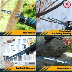 MERKMAK Lame De Scie En Alliage Dur Pour Couper Le Bois, Le Ciment Et La Brique Lames De Scie Alternative Pour Scie Sabre 505Mm 8 MERKMAK Lame De Scie En Alliage Dur Pour Couper Le Bois, Le Ciment Et La Brique Lames De Scie Alternative Pour Scie Sabre 505Mm -Outlet Scie à main et lames de scie Store 55075886 4