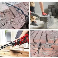 MERKMAK Lame De Scie En Alliage Dur Pour Couper Le Bois, Le Ciment Et La Brique Lames De Scie Alternative Pour Scie Sabre 305Mm -Outlet Scie à main et lames de scie Store 55075889 5