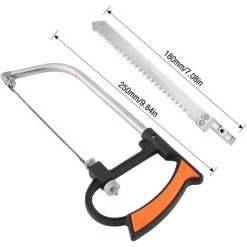QERSTA Ensemble De Scie à Métaux, Ensemble De Scie à Main Multifonctionnelle, Mini Scie à Métaux, Scie à Main Universelle -Outlet Scie à main et lames de scie Store 55311521 2