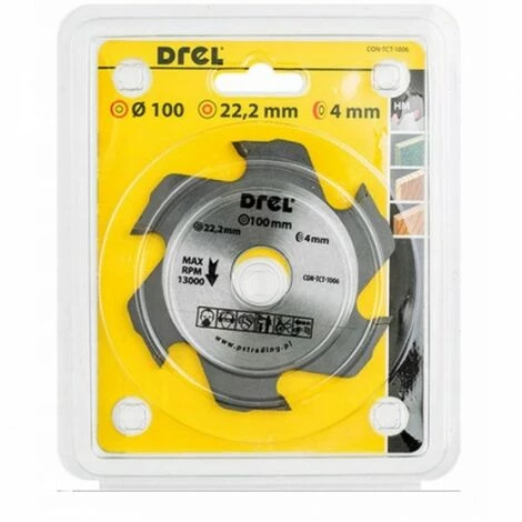 JARDIBRICODECO Lame Widia Pour Scie à Lamelles Bois 100x22.2 2 JARDIBRICODECO Lame Widia Pour Scie à Lamelles Bois 100x22.2 – Image 2