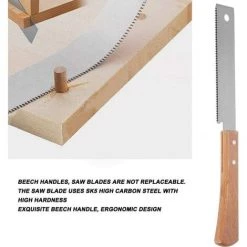 Fei Yu Scie à La Main Petite Main Scie Scie 12 Pouces Mini Scie à Main Avec Poignée De Bois De Bois à Dents -Outlet Scie à main et lames de scie Store 55600083 5