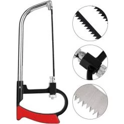 BRIDAY Arc De Scie Multifonction, Fabrication De Bijoux De Scie à Main Domestique Traitement Outil De Coupe De Bois Manuel -Outlet Scie à main et lames de scie Store 55900659 4